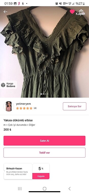 Toplu elbise