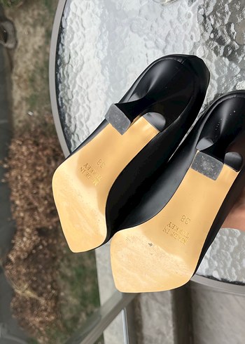 Zara Siyah Stiletto Topuklu Kadın Ayakkabı
