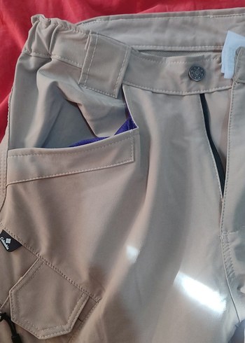 Bej Erkek Kemerli Spor Pantolon - Görsel 3