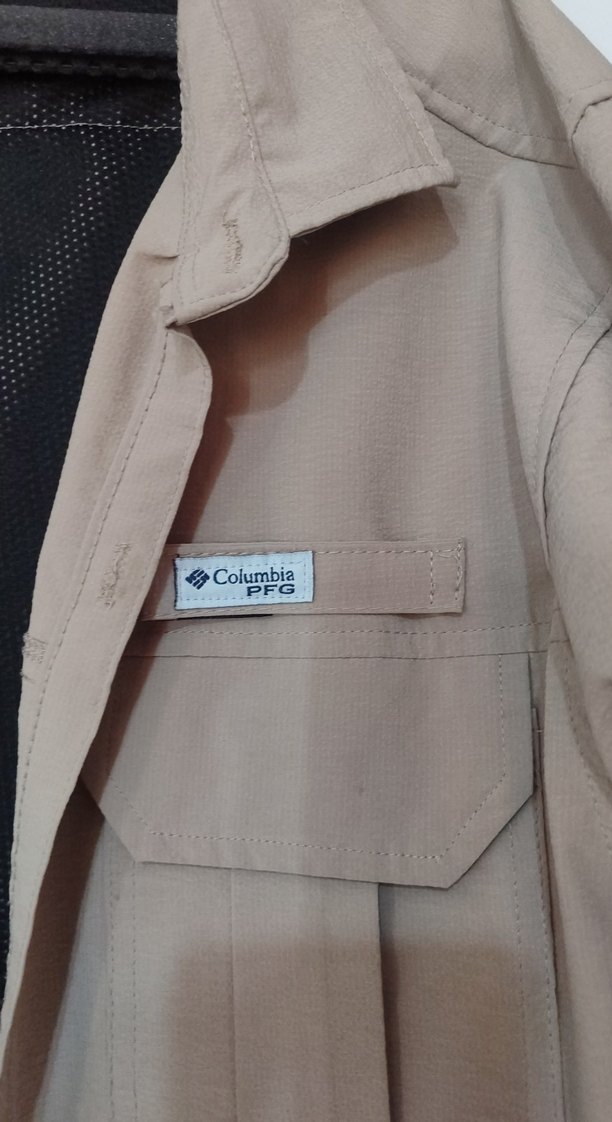 Bej Uzun Kollu Düğmeli Erkek Gömlek - Görsel 2