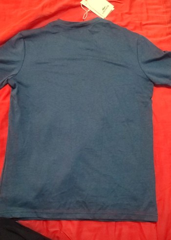 Mavi Baskılı Erkek Kısa Kollu Tişört - Görsel 5