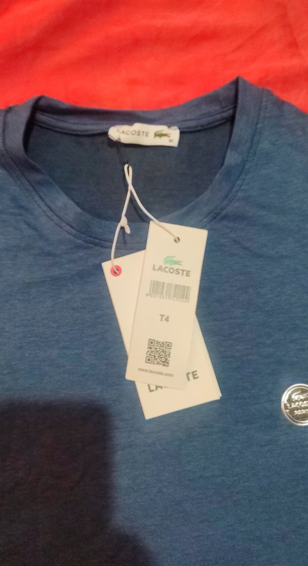 Mavi Baskılı Erkek Kısa Kollu Tişört - Görsel 2