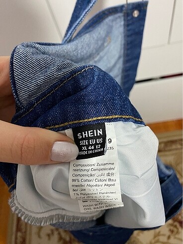 xl Beden SHEIN KOT ETEKLİ TULUM