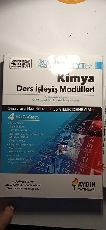Beden Aydın Kimya ders işleyiş modüleri
