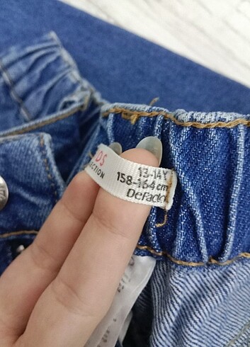 13-14 Yaş Beden Kot pantolon