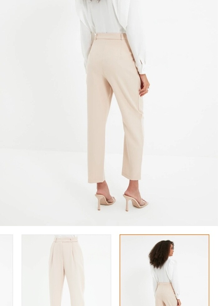 Havuç cigarette pantolon - Görsel 4