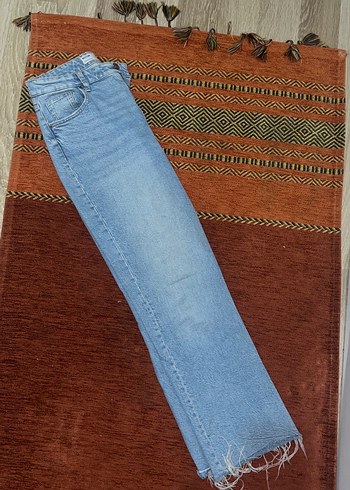 Regular Fit Midi Kadın Denim Pantolon - Görsel 2
