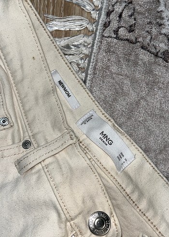 Beyaz Regular Fit Kadın Kot Pantolon - Görsel 2