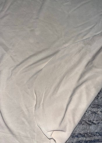 Kadın Beyaz Kısa Kollu Pamuklu Tişört - Görsel 4