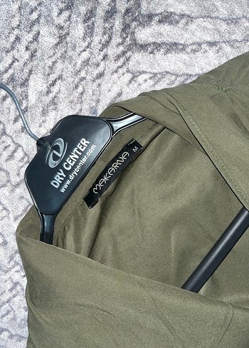 Kadın Haki Uzun Trençkot Kemerli - Görsel 2