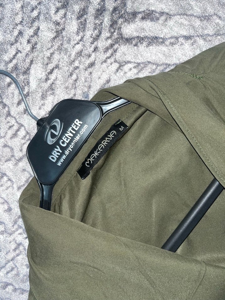 Kadın Haki Uzun Trençkot Kemerli - Görsel 2