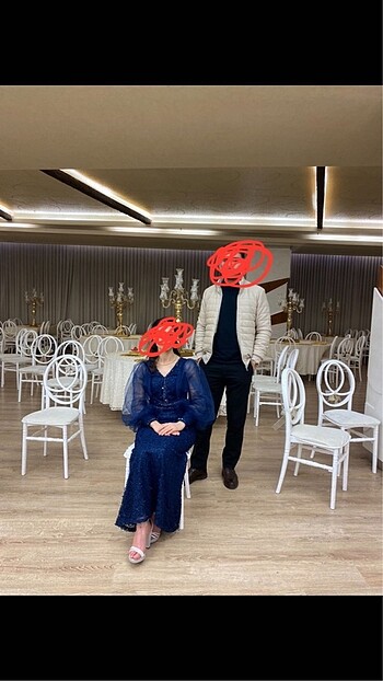 lacivert abiye elbise