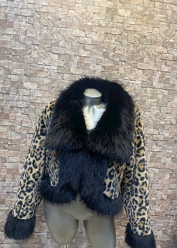 Kısa Kadın Suni Kürk Ceket - Görsel 2