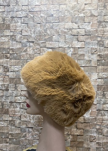 Kürklü kadın şapka - Görsel 7