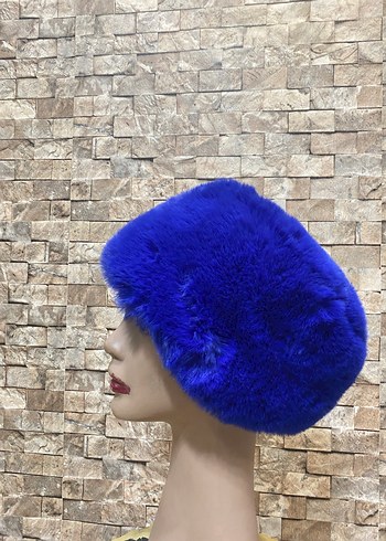 Kürklü kadın şapka - Görsel 9