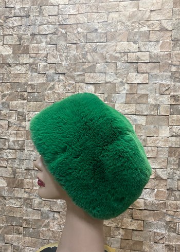 Kürklü kadın şapka - Görsel 10