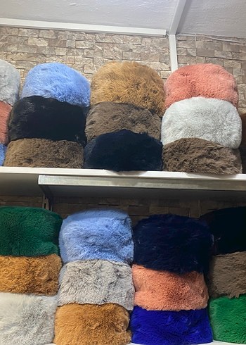 Kürklü kadın şapka - Görsel 11