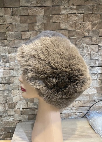 Kürklü kadın şapka - Görsel 2