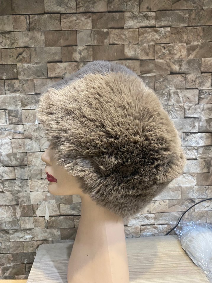 Kürklü kadın şapka - Görsel 2