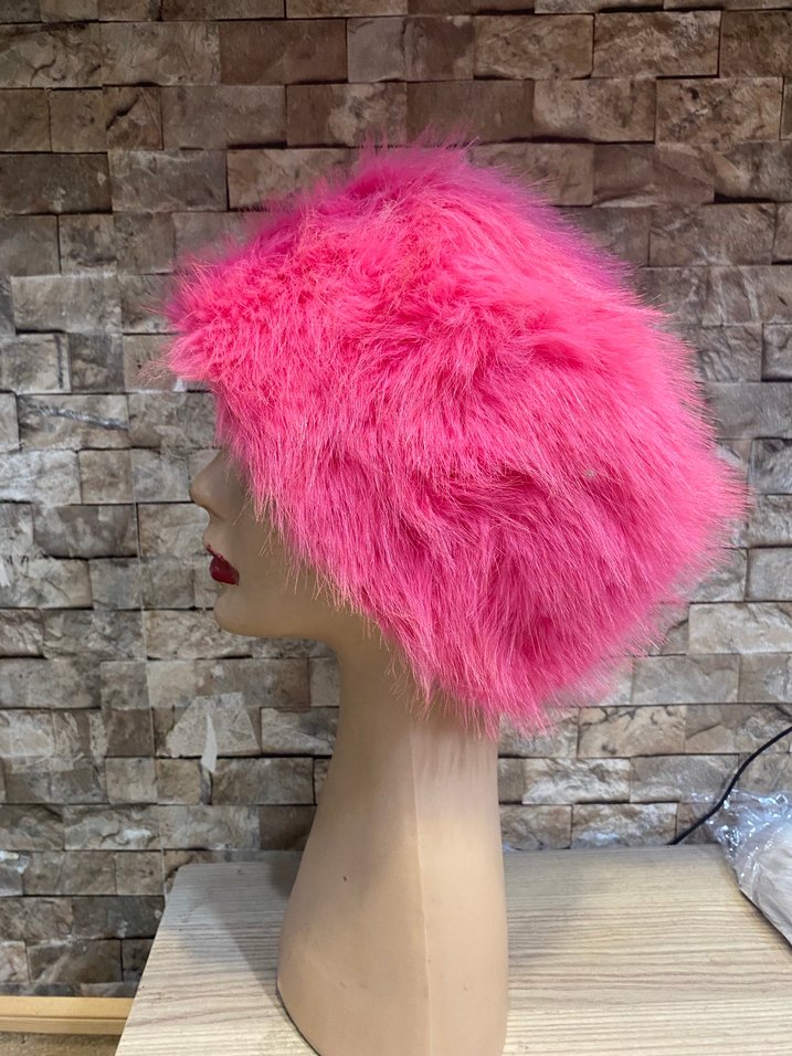 Kürklü kadın şapka - Görsel 4
