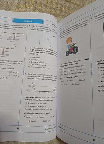 Aydın Yayınları AYT Fizik 30'lu Deneme