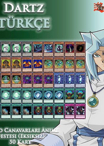 Yugioh Kartları DARTZ Türkçe Destesi (Yugioh Türkçe Kart)