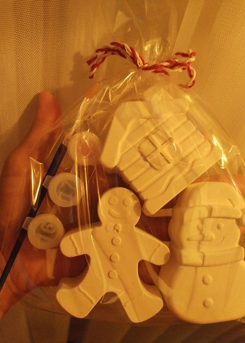 Beyaz Yılbaşı Temalı Süsler Seti - Görsel 3