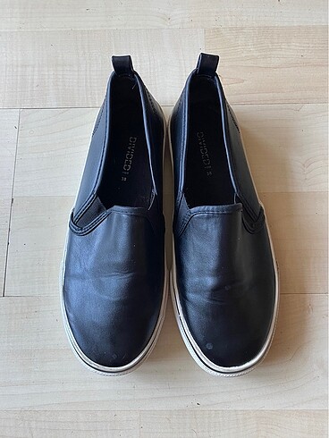 H&M H&M DIVİDED 38 Siyah Deri Oxford Loafer Yeni gibi
