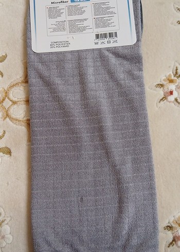 Gri Mikrofiber Yer Bezi 50x70 cm - Görsel 2