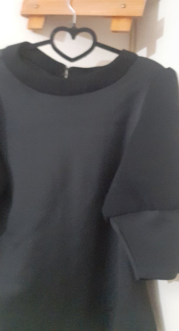 Siyah Uzun Kollu Kadın Bluz - Görsel 2