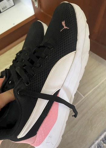 Siyah Kadın Spor Ayakkabı Wedge Topuklu - Görsel 2