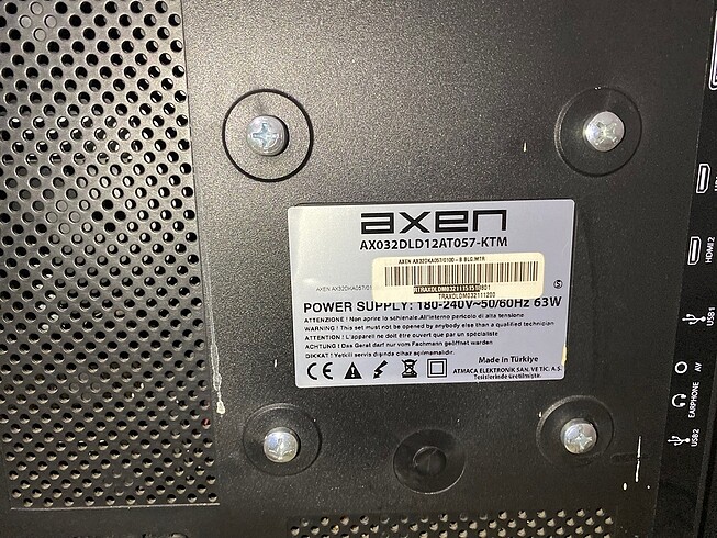 AXEN Marka Televizyon (Parça Niyetine ) - Görsel 4