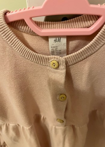 H&M Kışlık Uzun Kollu Kız Çocuk Elbise