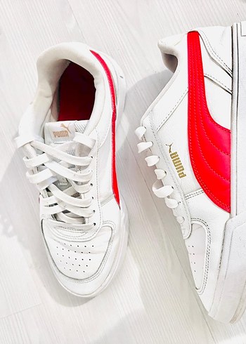 Kırmızı Desenli  Spor Ayakkabı - Görsel 3