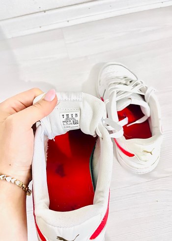 Kırmızı Desenli  Spor Ayakkabı - Görsel 4