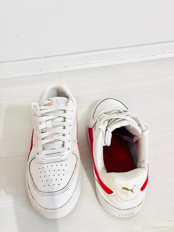 Kırmızı Desenli  Spor Ayakkabı - Görsel 5