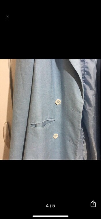 44 Beden mavi Renk blazer ceket