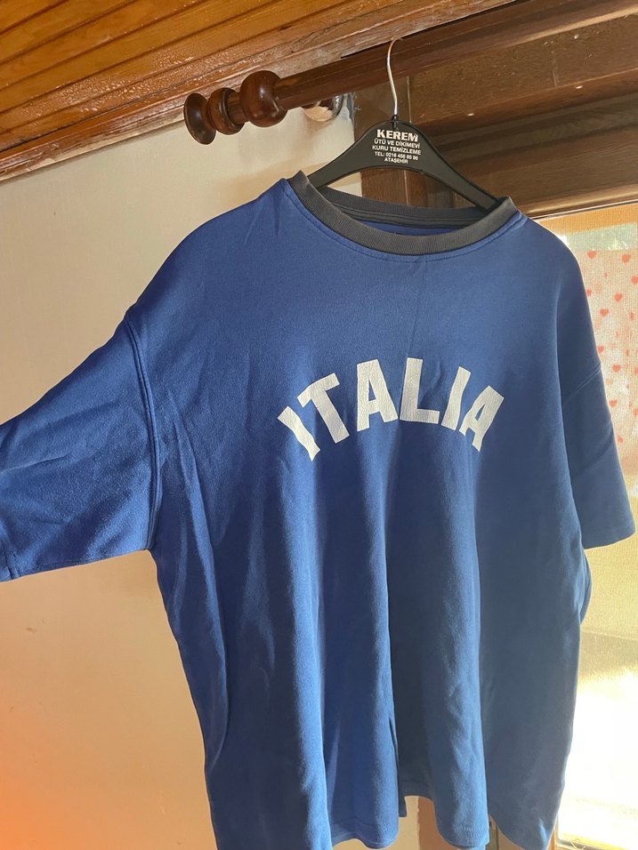 Mavi Erkek Baskılı Uzun Kollu Tişört - Görsel 2