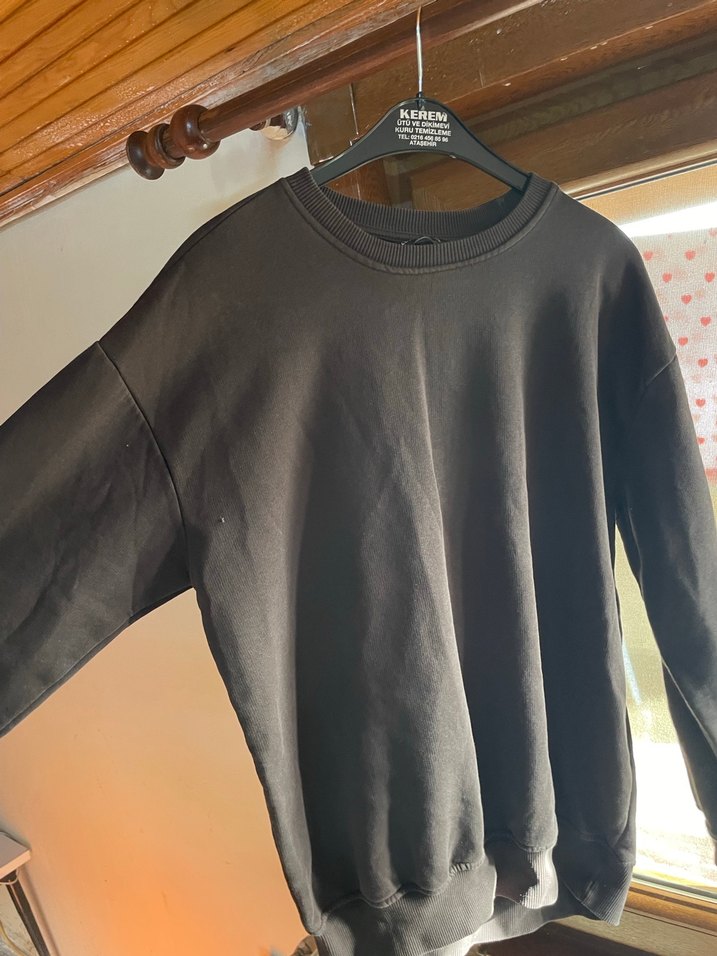 Gri Erkek Triko Bisiklet Yaka Kazak - Görsel 4