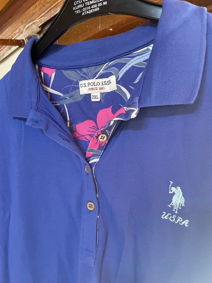 Kadın Lacivert Polo Tişört - Görsel 5