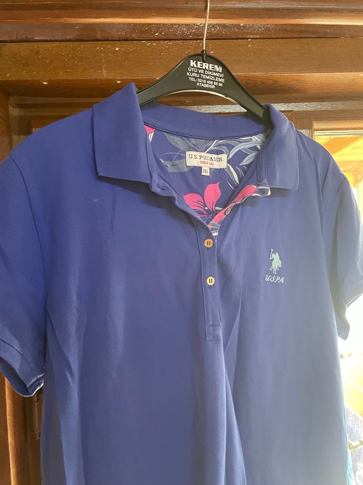 Kadın Lacivert Polo Tişört - Görsel 4