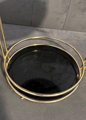 Altın Renkli Yuvarlak Makyaj Organizeri - Görsel 4