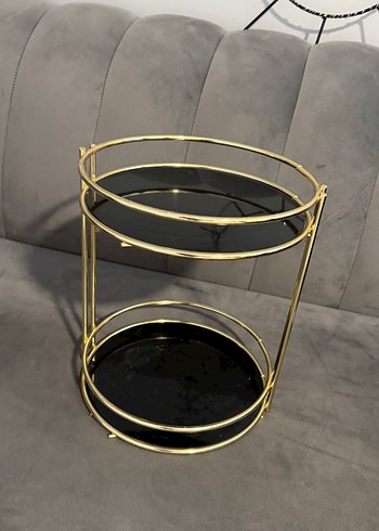 Altın Renkli Yuvarlak Makyaj Organizeri - Görsel 2