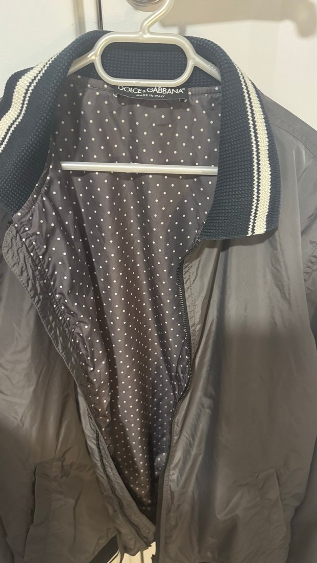 Gri Fermuarlı Erkek Ceket - Görsel 5