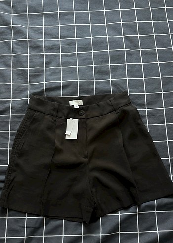 40 Beden kahverengi Renk H&M Kadın Kahverengi Şort