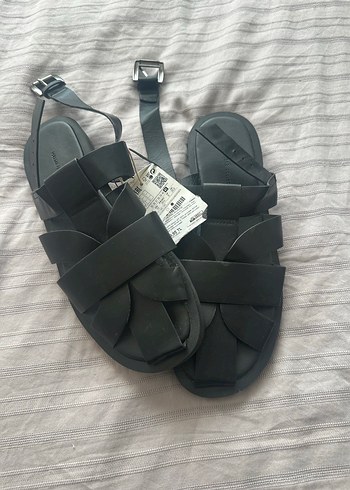 Pull&Bear Siyah Kadın Sandalet