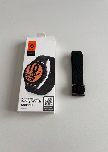 Spigen Lite Fit Galaxy Watch için Siyah Saat Kayışı (20mm)