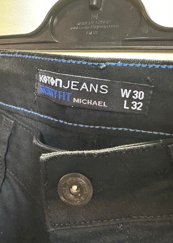 Siyah Koton Marka Erkek Pantolon 30-32