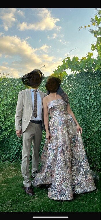 Sünnet annesi olarak kullanıldı   özel yapım 1 kere giyildi - Görsel 6