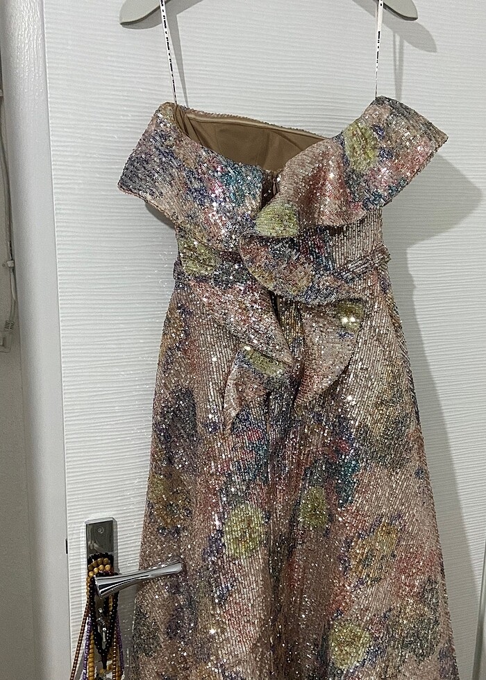 Sünnet annesi olarak kullanıldı   özel yapım 1 kere giyildi - Görsel 2